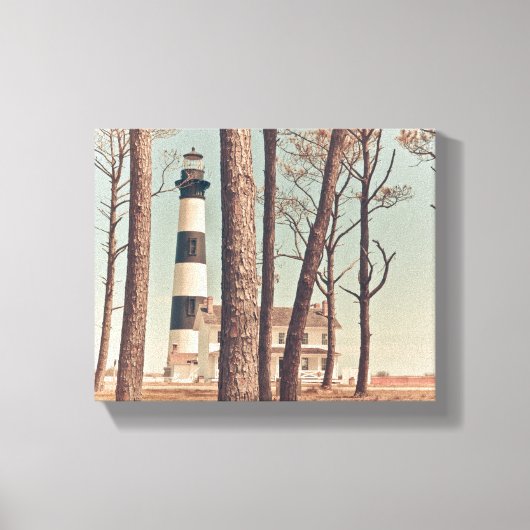 Bodie Island Lighthouse. Leinwanddruck (Vorderseite)