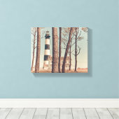 Bodie Island Lighthouse. Leinwanddruck (Insitu (Holzboden))