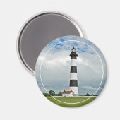 Bodie Island Lighthouse Magnet (Vorderseite/Rückseite)