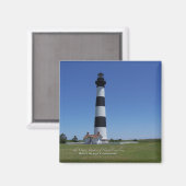 Bodie Island Lighthouse Magnet (Vorderseite/Rückseite)