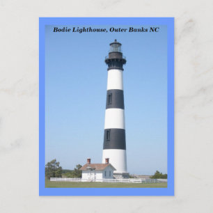 Bodie Island Lighthouse OBX North Carolina Postkarte