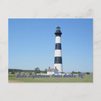 Bodie Island Lighthouse OBX North Carolina Postkarte