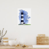 Bodie Island Lighthouse Painting Poster (Küche)