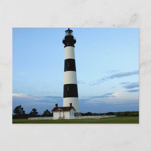 Bodie Island Lighthouse Postkarte (Vorderseite)