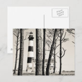 Bodie Island Lighthouse. Postkarte (Vorne/Hinten)