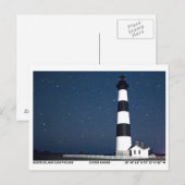 Bodie Island Lighthouse. Postkarte (Vorne/Hinten)