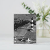 Bodie Island Lighthouse Postkarte (Stehend Vorderseite)