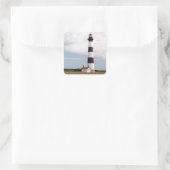 Bodie Island Lighthouse Quadratischer Aufkleber (Tasche)