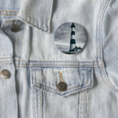 Bodie Island Lighthouse Schwarzweiß Button (Beispiel)