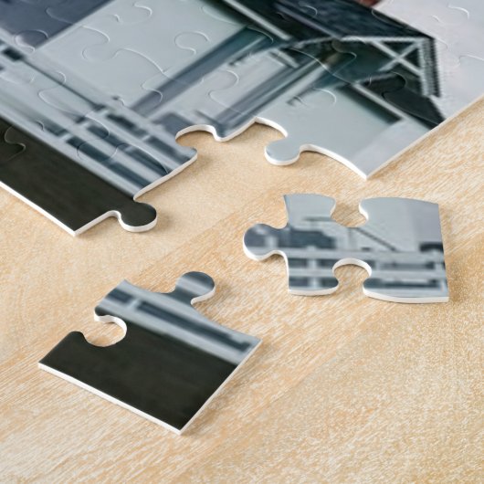 Bodie Island Lighthouse Schwarzweiß Puzzle (Seite)