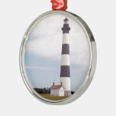 Bodie Island Lighthouse Silbernes Ornament (Links)