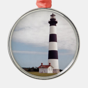 Bodie Island Lighthouse Silbernes Ornament