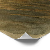 Bodie Island Lighthouse Watercolor Poster (Ecke)