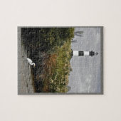 Bodie Island Lighthouse with Egret Puzzle (Horizontal)