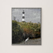 Bodie Island Lighthouse with Egret Puzzle (Vertikal)