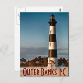 Bodie Island NC Postkarte (Vorne/Hinten)