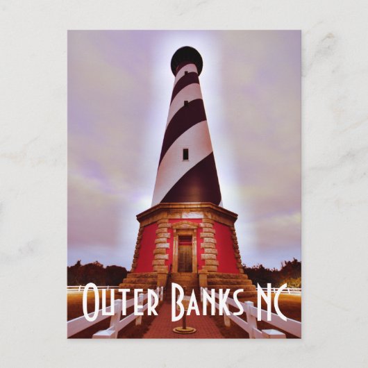 Bodie Island NC Postkarte (Vorderseite)