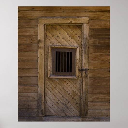 Bodie Jailhouse Door Poster (Vorne)