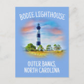 Bodie Lighthouse Äußere Banken North Carolina Postkarte (Vorderseite)