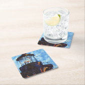 Bodie Lighthouse Top Rechteckiger Pappuntersetzer (Vor Ort)