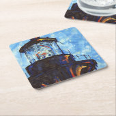 Bodie Lighthouse Top Rechteckiger Pappuntersetzer (angewinkelt)