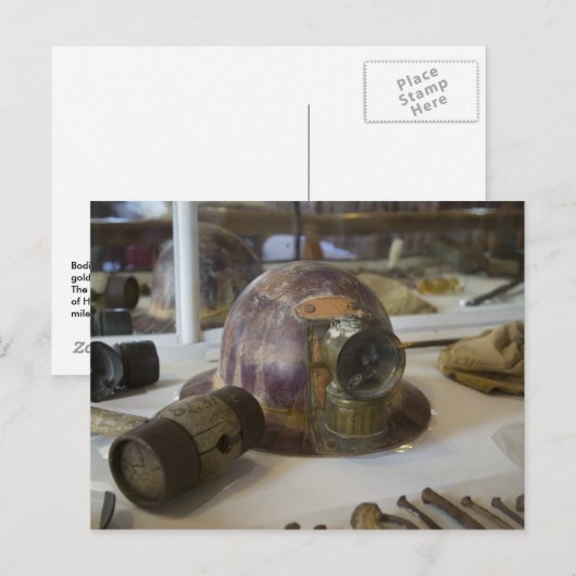 Bodie Miner's Helmet Postkarte (Vorne/Hinten)