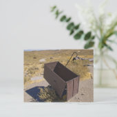 Bodie Mining Cart Postkarte (Stehend Vorderseite)