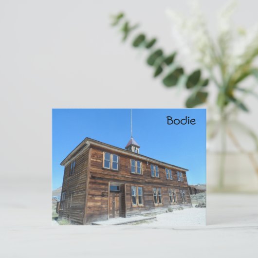Bodie School, CA Postkarte (Stehend Vorderseite)