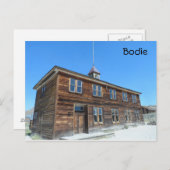 Bodie School, CA Postkarte (Vorne/Hinten)