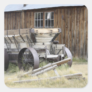 Bodie State Historic Park, CA Quadratischer Aufkleber