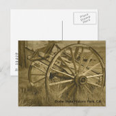 Bodie Wagon Wheel 1 Postkarte (Vorne/Hinten)