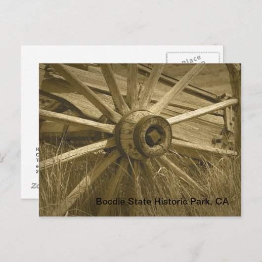 Bodie Wagon Wheel 2 Postkarte (Vorne/Hinten)