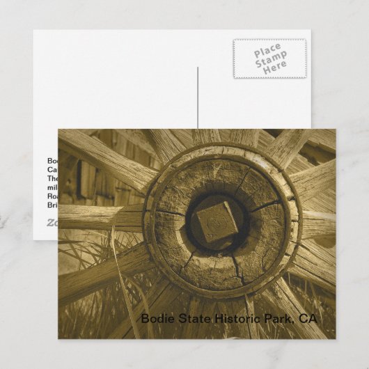 Bodie Wagon Wheel 3 Postkarte (Vorne/Hinten)