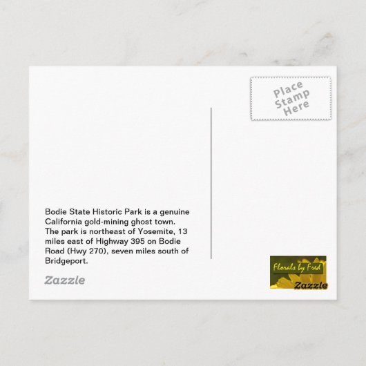 Bodie Wagon Wheel 3 Postkarte (Rückseite)