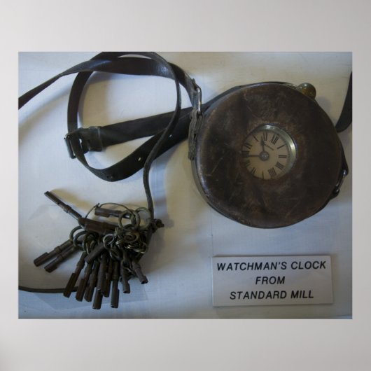 Bodie Watchmans Uhr und Schlüssel Poster (Vorne)