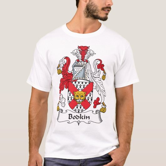 Bodkin-Familienwappen T-Shirt (Vorderseite)