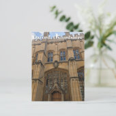 Bodleian Library Eingang, Oxford Postkarte (Stehend Vorderseite)