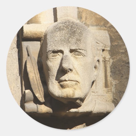 Bodleian Library Oxford Runder Aufkleber (Vorderseite)