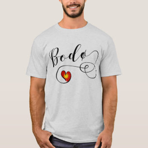 Bodø Flaggenherz, Norwegen, Bodö T-Shirt