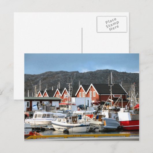 Bodo, Hafen Postkarte (Vorne/Hinten)