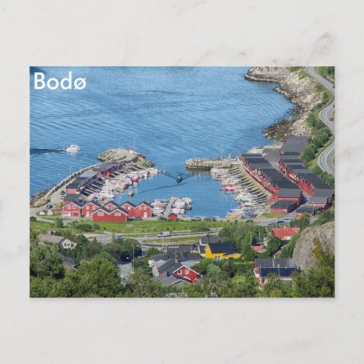 Bodo, Norwegen Postkarte (Vorderseite)