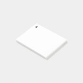 bodoni im altem Stil 72 mutig Post-it Klebezettel (angewinkelt)