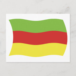 Bodos Volk Flagge Postkarte