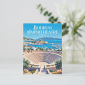 Bodrum Amphitheater Türkei Postkarte (Stehend Vorderseite)
