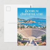 Bodrum Amphitheater Türkei Postkarte (Vorne/Hinten)