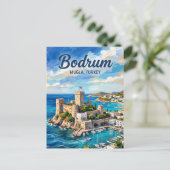 Bodrum Castle, Bodrum, Ägäis Postkarte (Stehend Vorderseite)