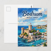 Bodrum Castle, Bodrum, Ägäis Postkarte (Vorne/Hinten)