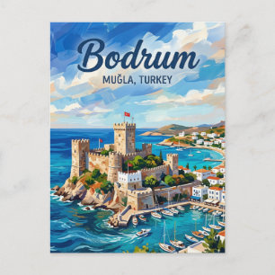 Bodrum Castle, Bodrum, Ägäis Postkarte