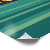 Bodrum Castle retro poster, Kurort Türkei Poster (Ecke)