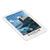 Bodrum Castle Turkey Vintage Art Magnet (Rechte Seite)